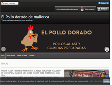 Tablet Screenshot of elpollodoradodemallorca.com